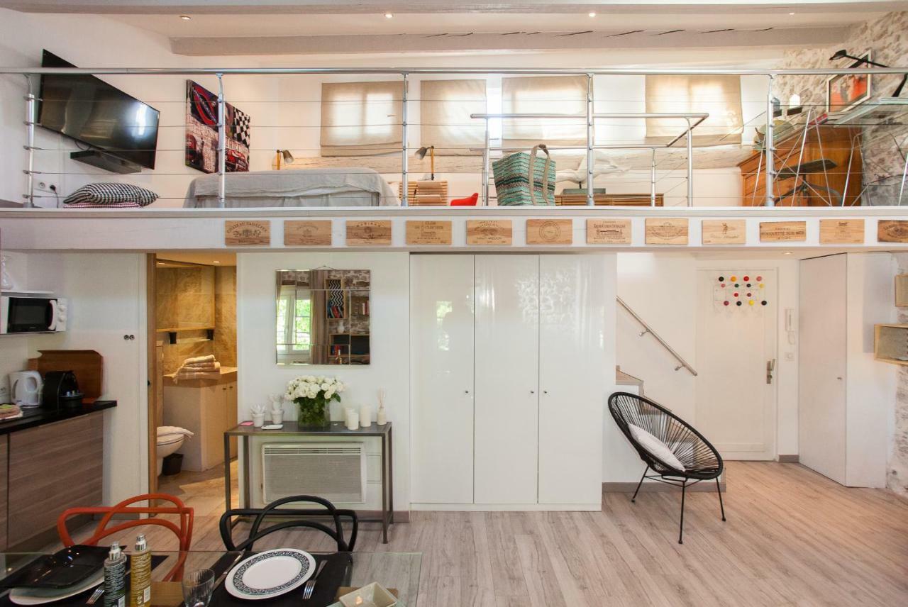 Superbe Appartement Loft Vieil Antibes Exteriör bild