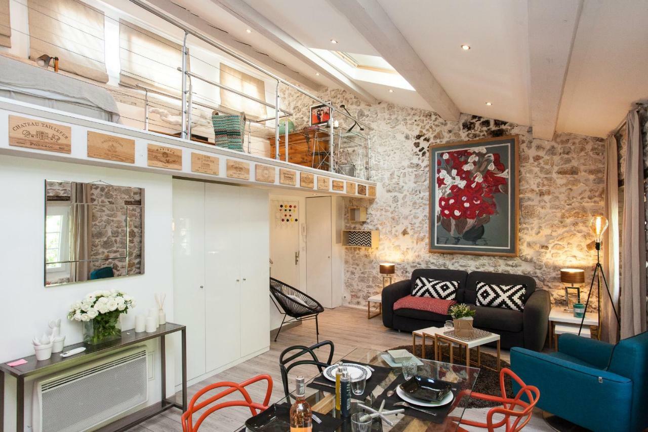Superbe Appartement Loft Vieil Antibes Exteriör bild